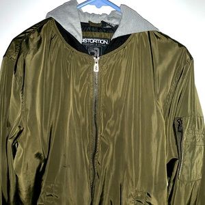 H&M bomber jacket w/hoodie